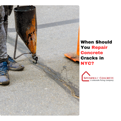 Repairing concrete cracks in NYC ensures the longevity and safety of your property.