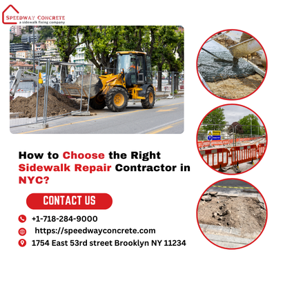 Expert sidewalk repair in NYC – Choose the right contractor for flawless results.