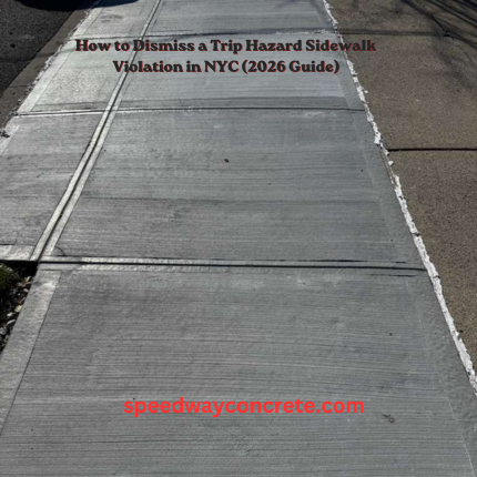 How to Dismiss a Trip Hazard Sidewalk Violation in NYC (2026 Guide) 1 How to Dismiss a NYC Sidewalk Trip Hazard Violation