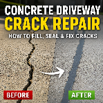 Concrete Driveway Crack Repair How to Fill, Seal & Fix Cracks