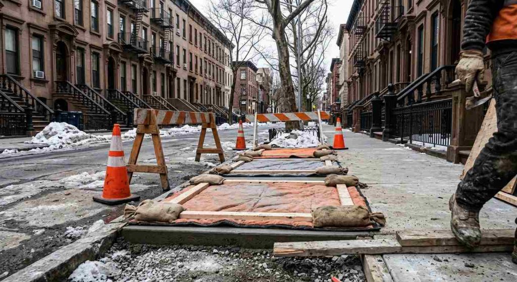 Sidewalk Repair in Winter in NYC: Cold-Weather Rules 2 Sidewalk Repair in Winter in NYC Cold-Weather Rules