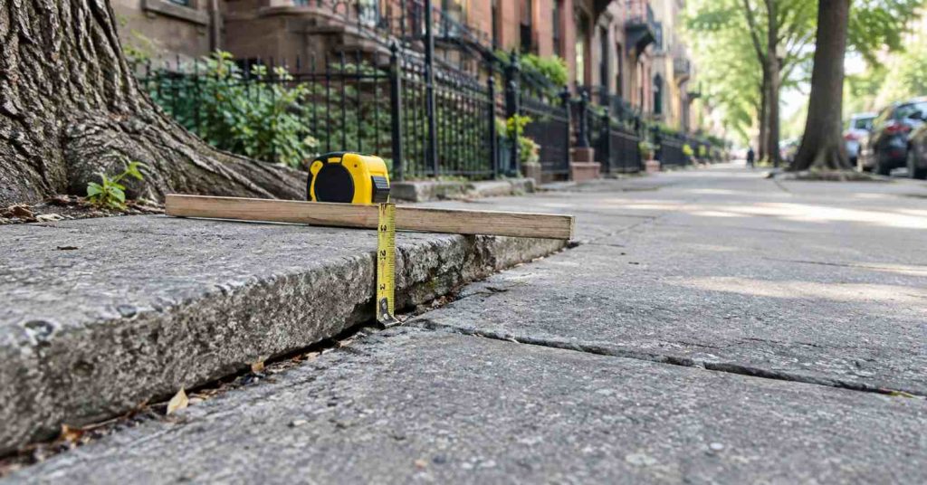 How to Fix an Uneven or Raised Sidewalk in NYC: Grinding, Lifting or Replacing 1 How to Fix an Uneven or Raised Sidewalk in NYC: Grinding, Lifting or Replacing