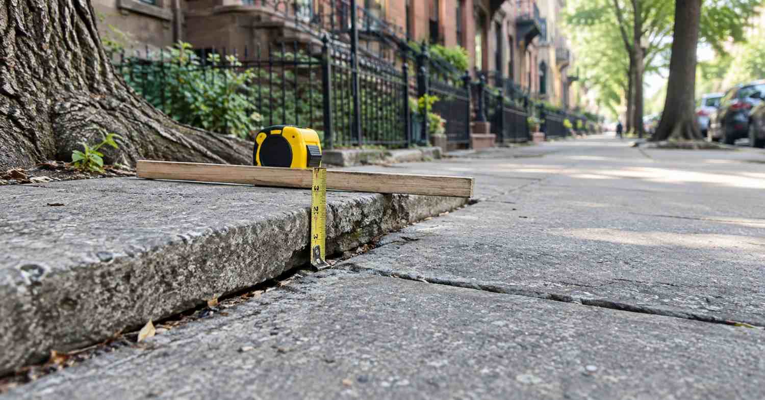 How to Fix an Uneven or Raised Sidewalk in NYC: Grinding, Lifting or Replacing